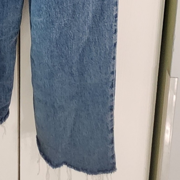 Universal Thread Light to Medium Blue Denim Overalls with Brass Buttons GRUNGE - Picture 14 of 14